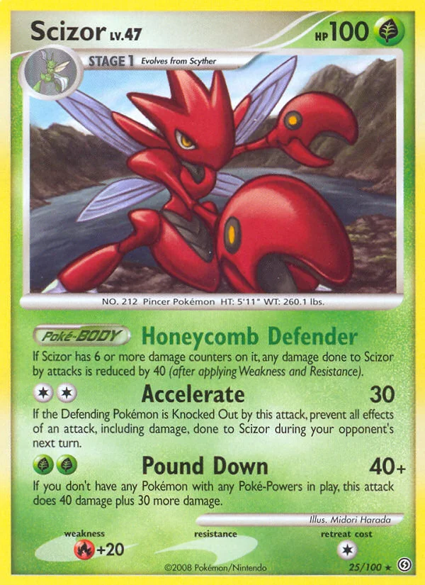 Scizor Pokemon card