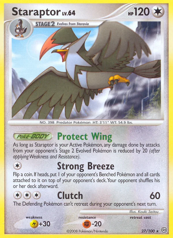 Staraptor Pokemon card