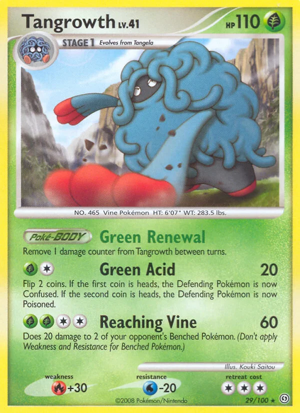 Tangrowth Pokemon card