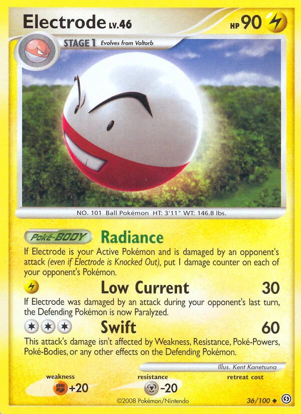 Electrode Pokemon card
