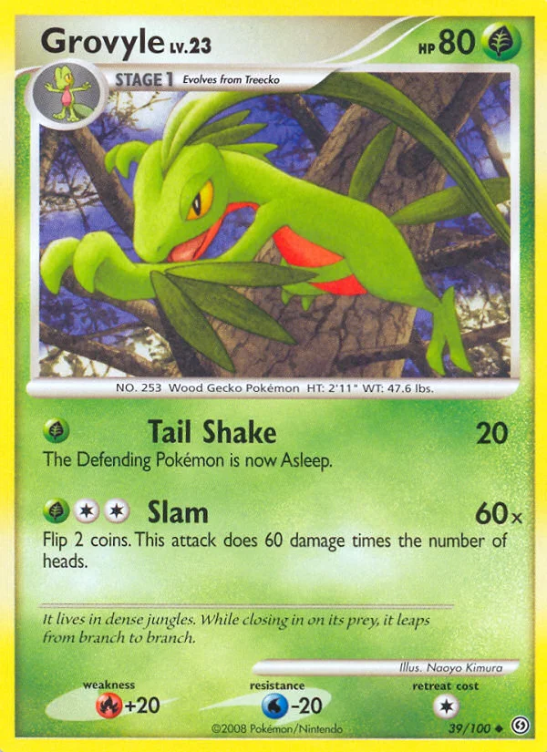 Grovyle Pokemon card