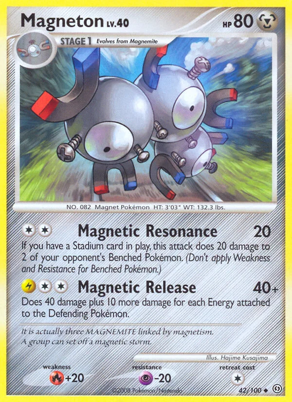 Magneton Pokemon card