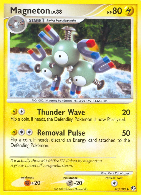 Magneton Pokemon card