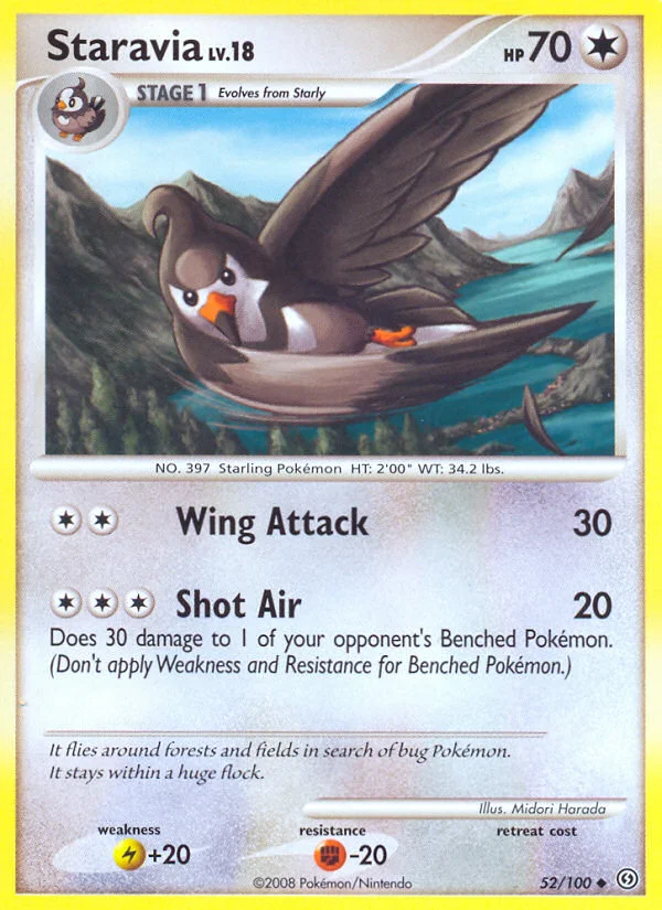 Staravia Pokemon card