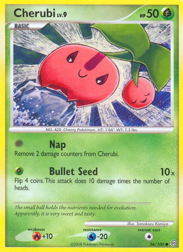 Cherubi Pokemon card