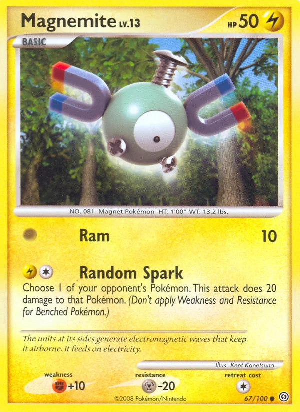 Magnemite Pokemon card
