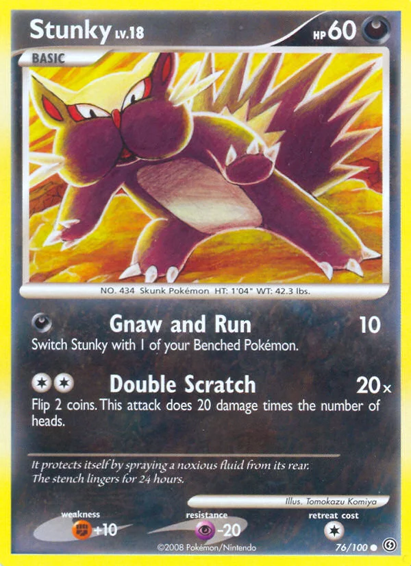 Stunky Pokemon card