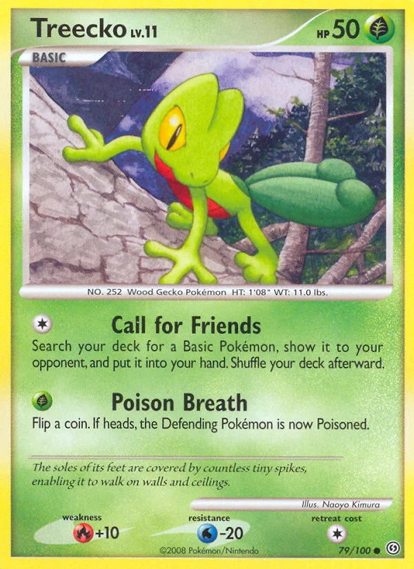 Treecko Pokemon card
