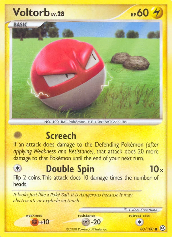 Voltorb Pokemon card