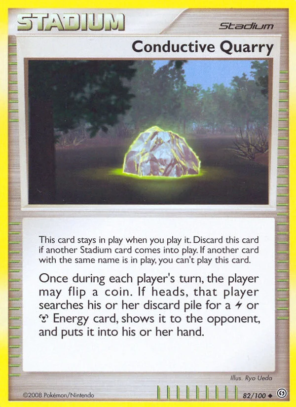 Conductive Quarry Pokemon card
