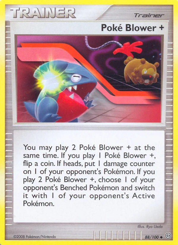 Poké Blower + Pokemon card