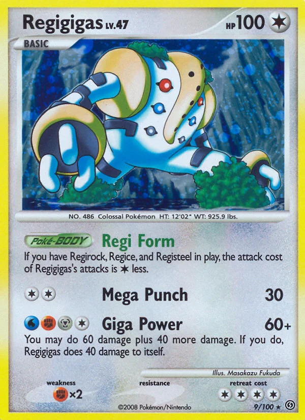 Regigigas Pokemon card
