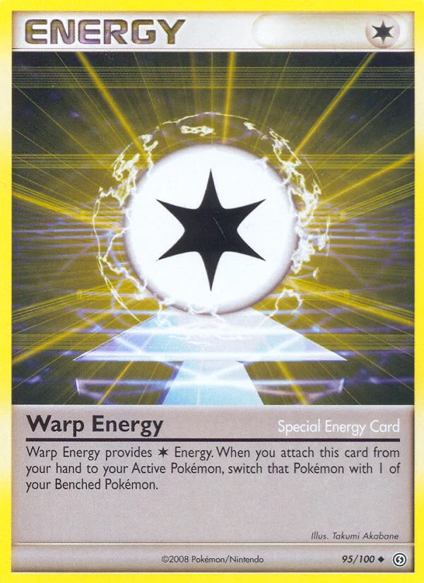 Warp Energy Pokemon card