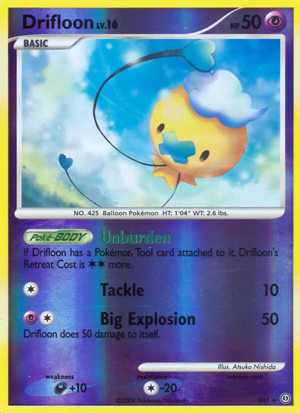Drifloon Pokemon card