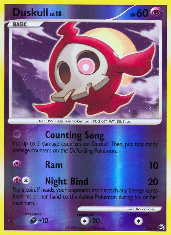 Duskull Pokemon card