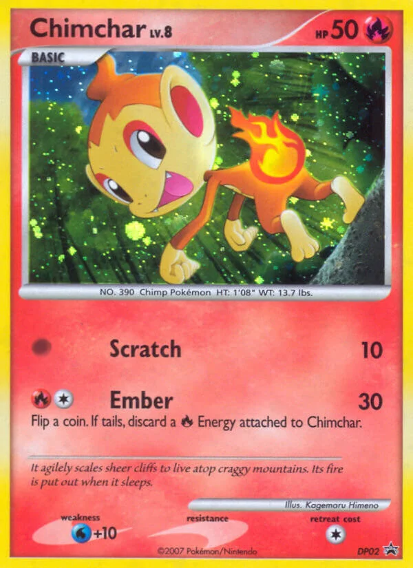 Chimchar Pokemon card