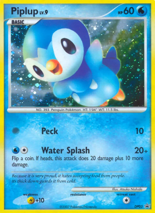 Piplup Pokemon card