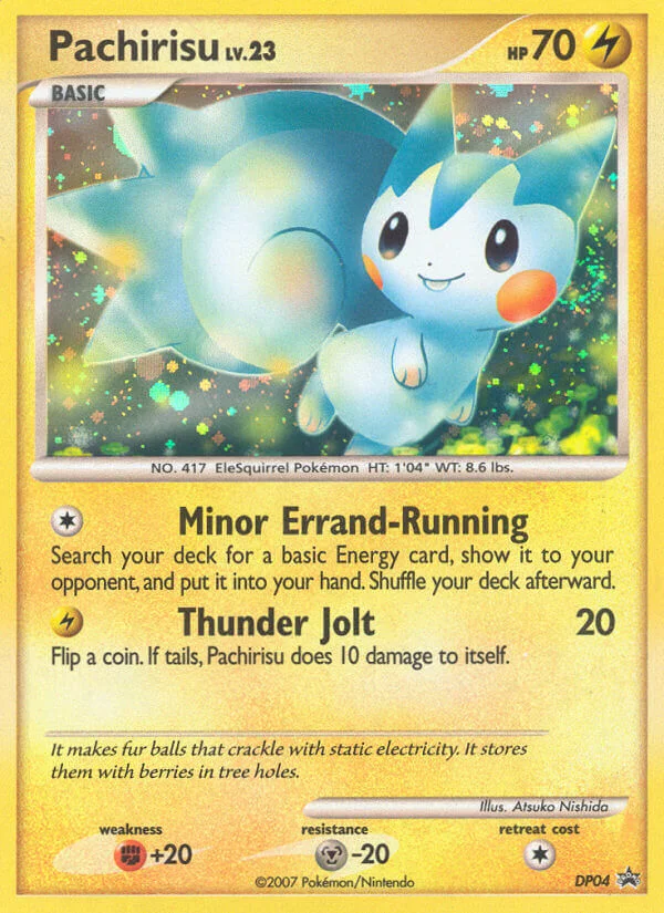 Pachirisu Pokemon card