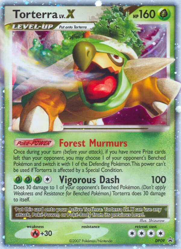 Torterra LV.X Pokemon card