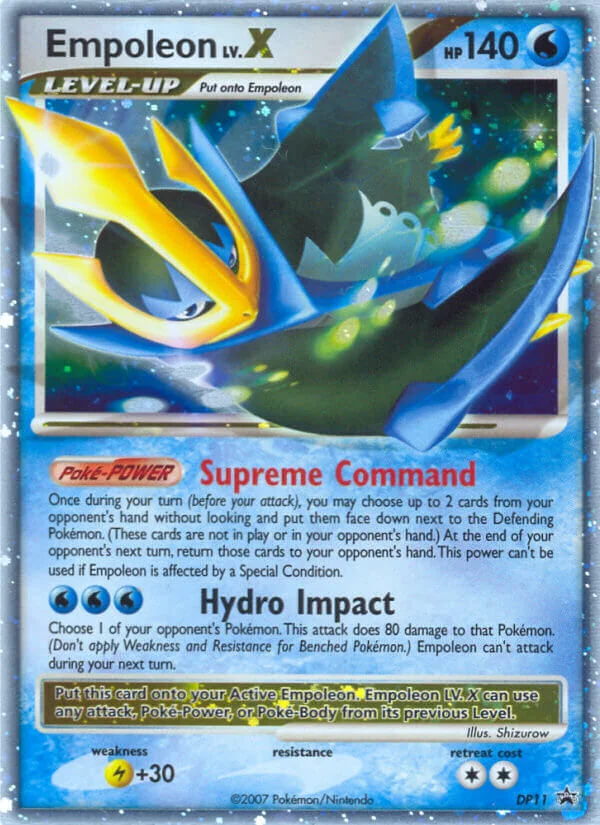 Empoleon LV.X Pokemon card