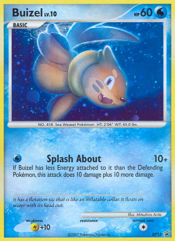 Buizel Pokemon card