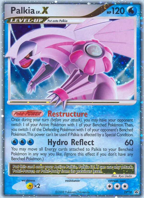 Palkia LV.X Pokemon card