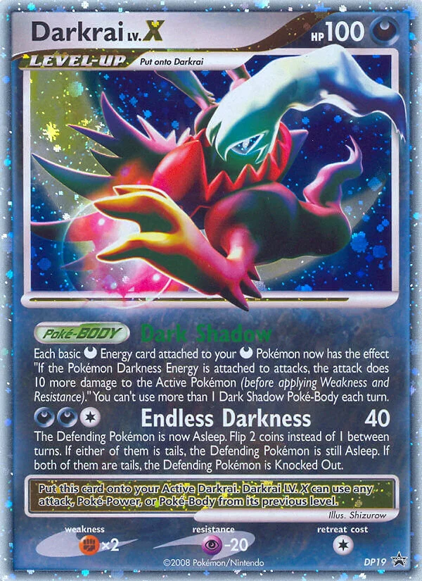 Darkrai LV.X Pokemon card