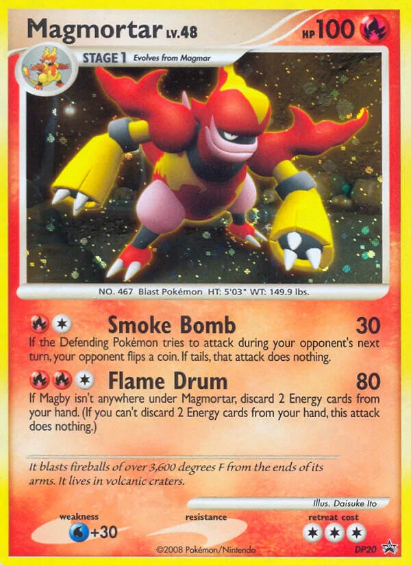 Magmortar Pokemon card