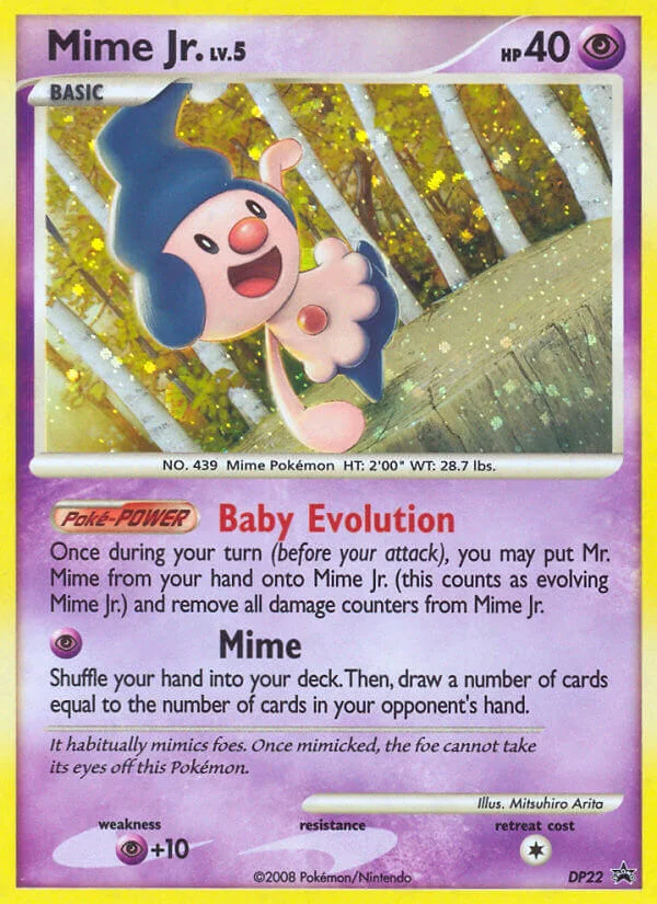 Mime Jr. Pokemon card