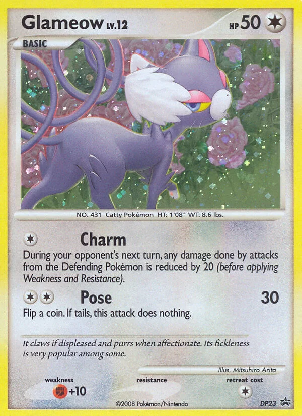Glameow Pokemon card