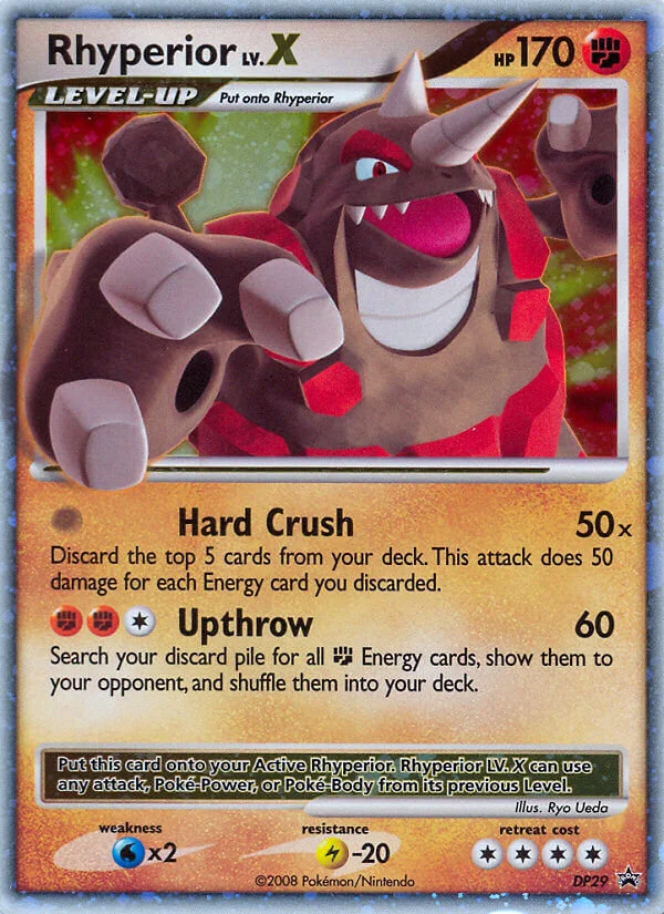 Rhyperior LV.X Pokemon card