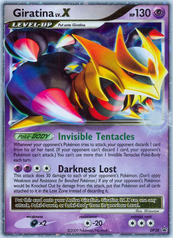 Giratina LV.X Pokemon card