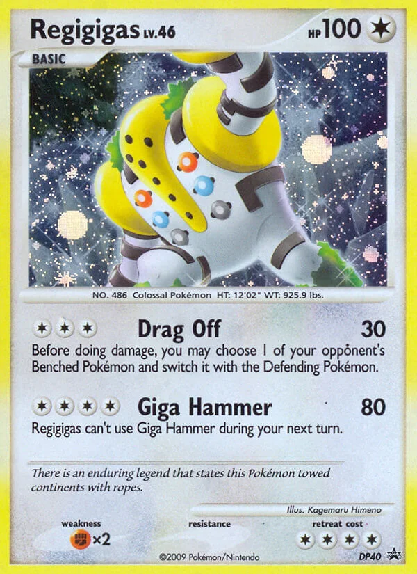 Regigigas Pokemon card