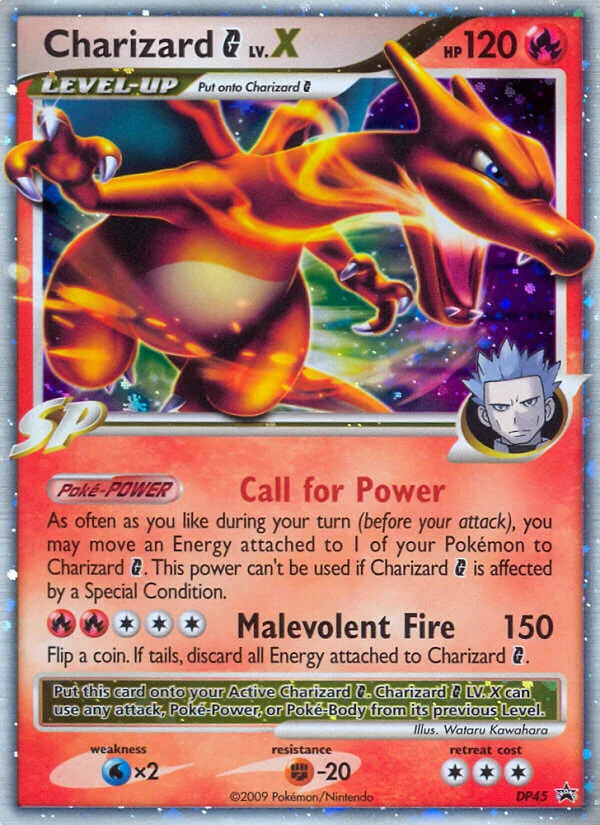 Charizard G LV.X Pokemon card
