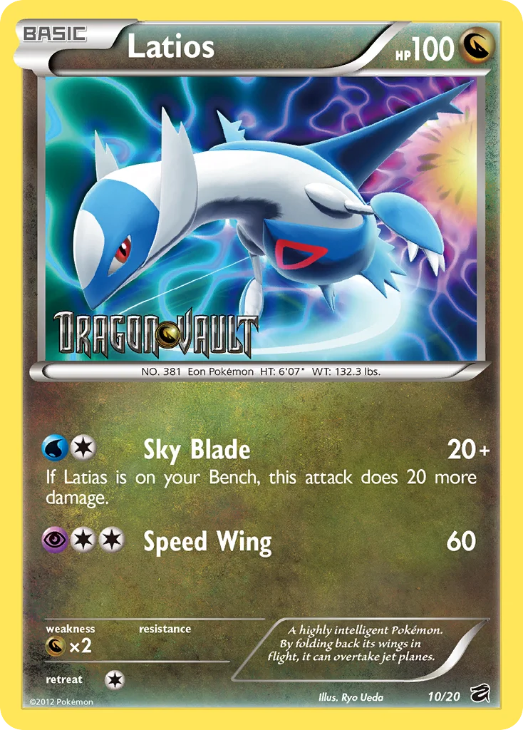 Latios Pokemon card
