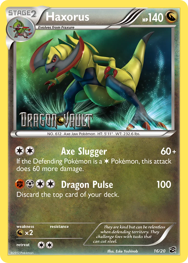 Haxorus Pokemon card