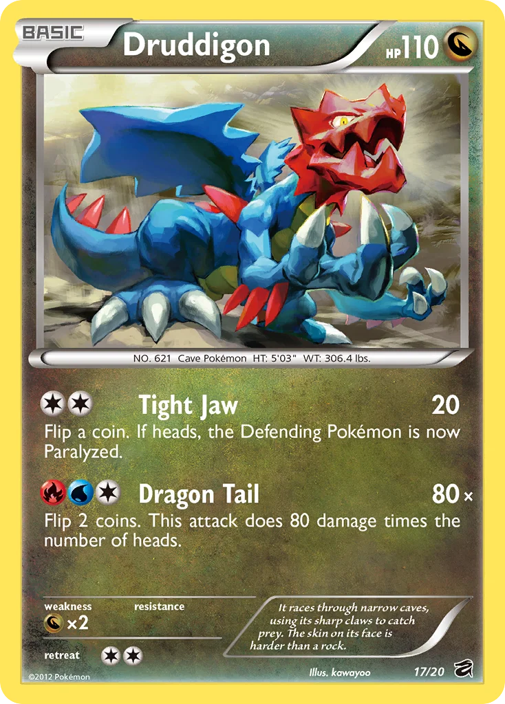 Druddigon Pokemon card