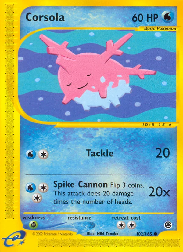 Corsola Pokemon card