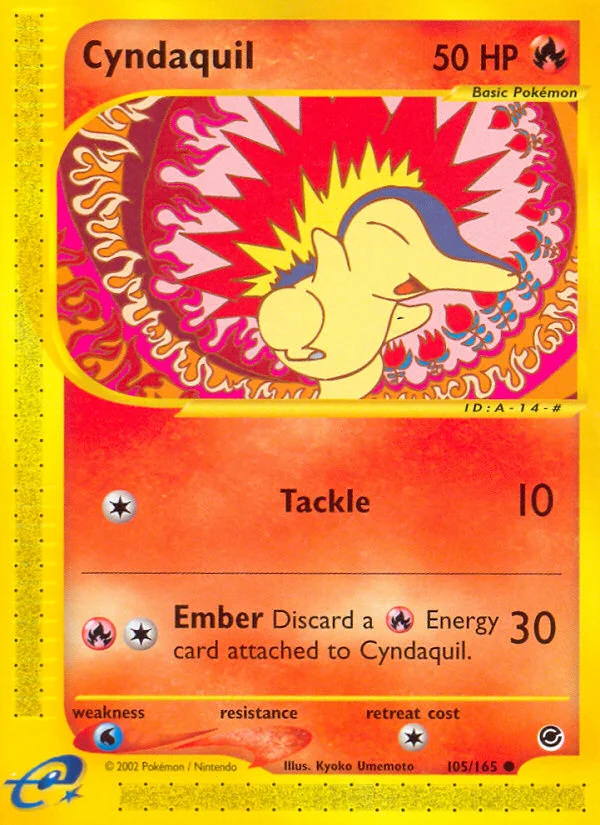 Cyndaquil Pokemon card