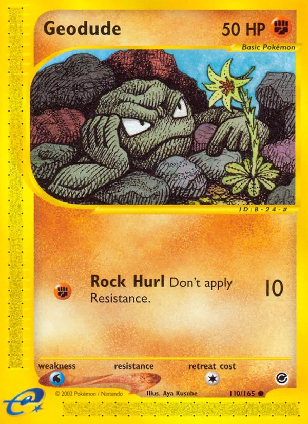 Geodude Pokemon card