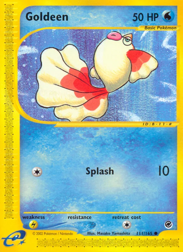 Goldeen Pokemon card
