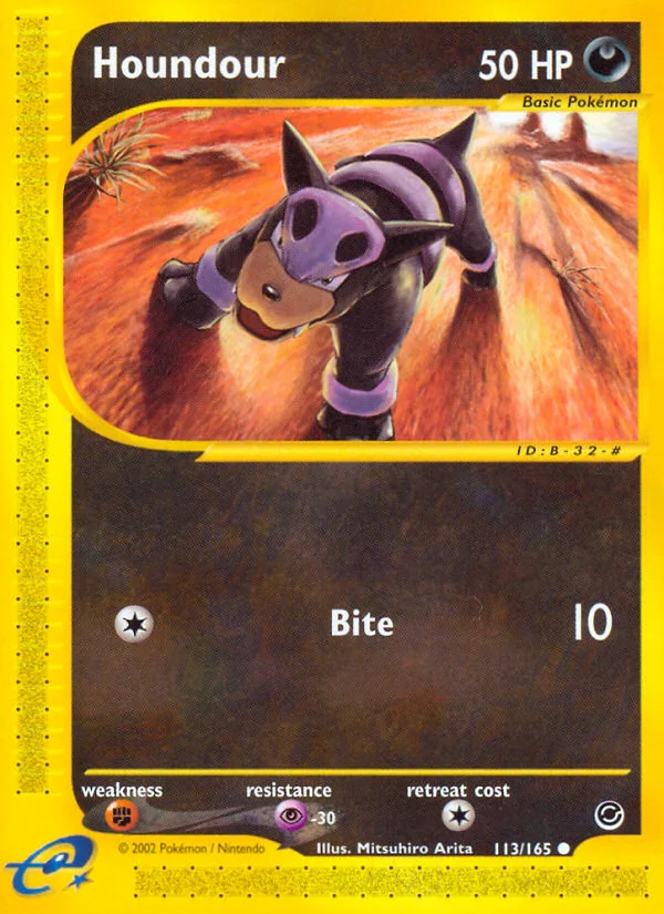 Houndour Pokemon card