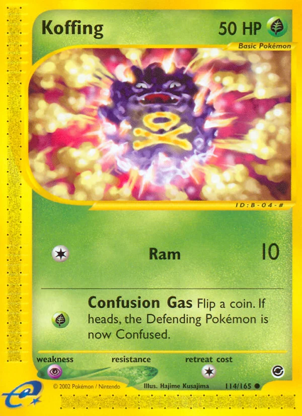 Koffing Pokemon card