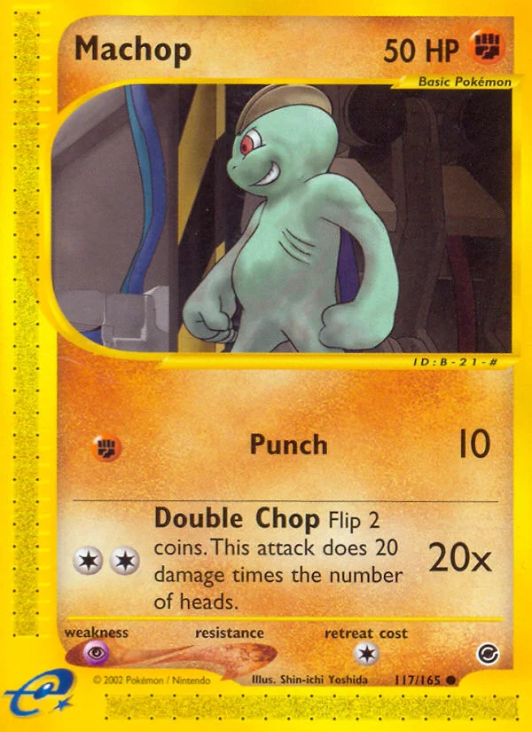 Machop Pokemon card
