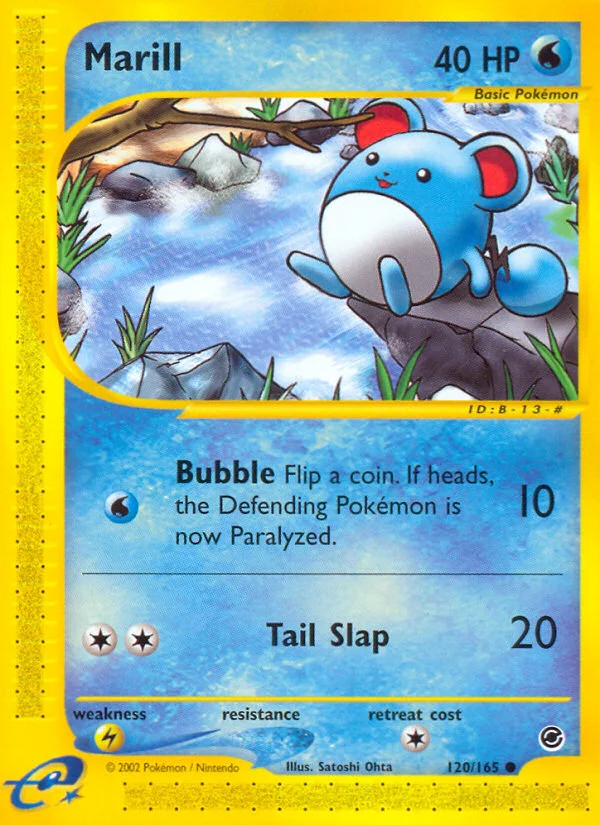Marill Pokemon card