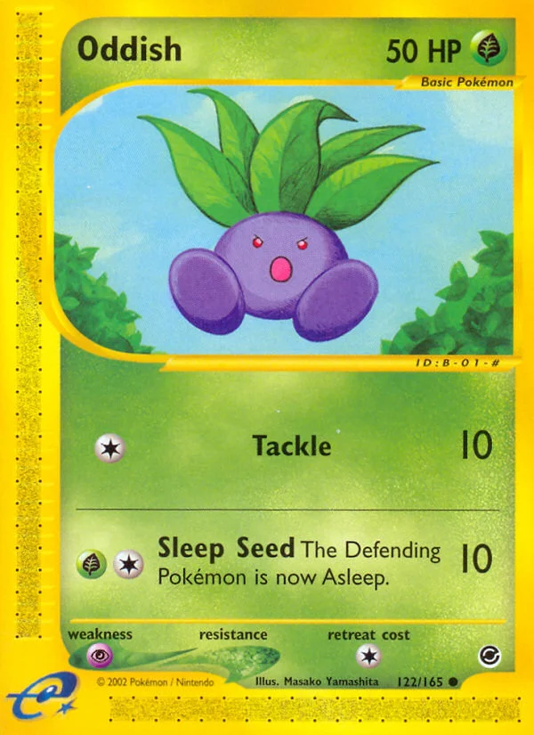 Oddish Pokemon card