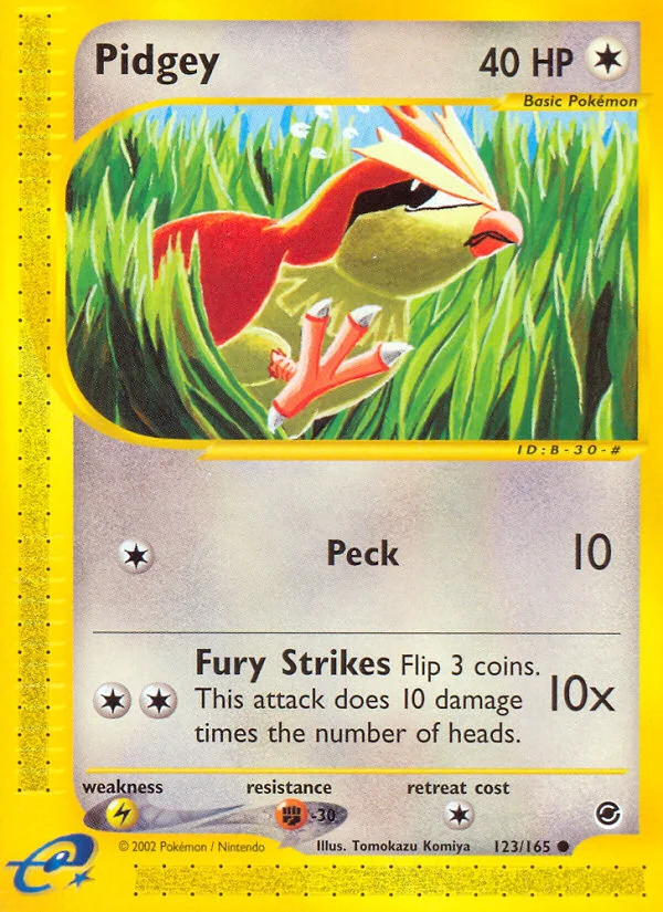 Pidgey Pokemon card