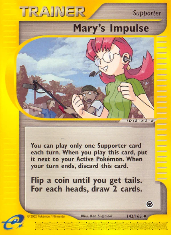 Mary's Impulse Pokemon card