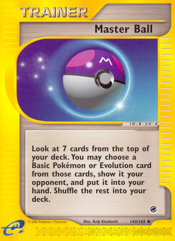 Master Ball Pokemon card