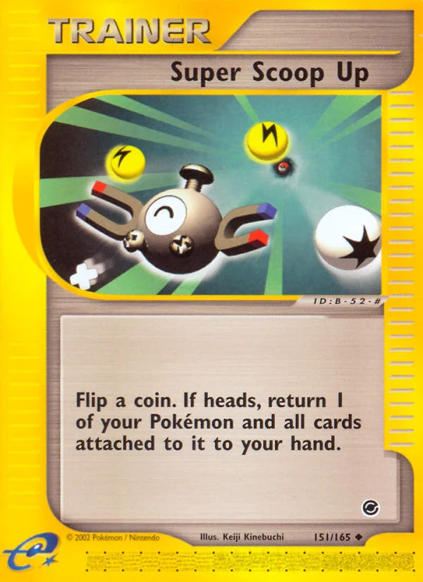Super Scoop Up Pokemon card